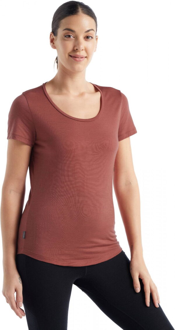 Icebreaker Sphere II SS Scoop Tee W's Grape M