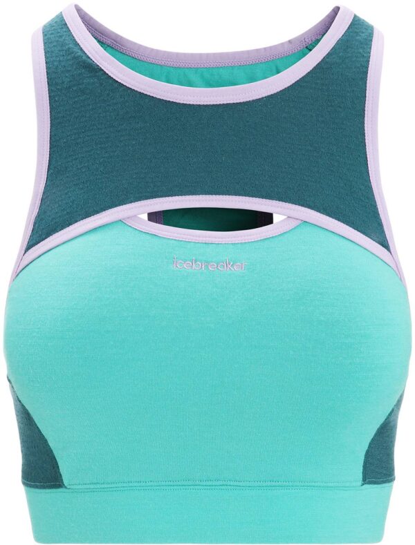 Icebreaker ZoneKnit Sports Bra Fresh/green glory M